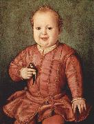 Agnolo Bronzino Portrait of Giovanni de Medici as a Child oil on canvas